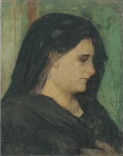 Arnold Böcklin - Bildnis Angela Böcklin, um 1863