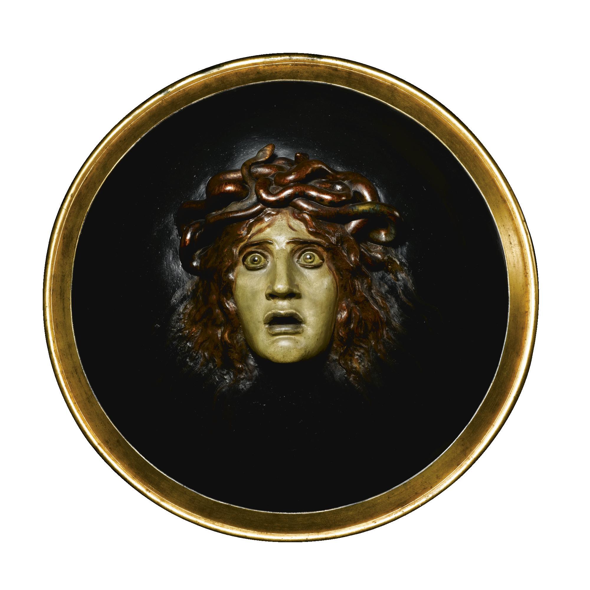 Arnold Böcklin - Swiss Medusenhaupt (A Shield With The Head Of Medusa)