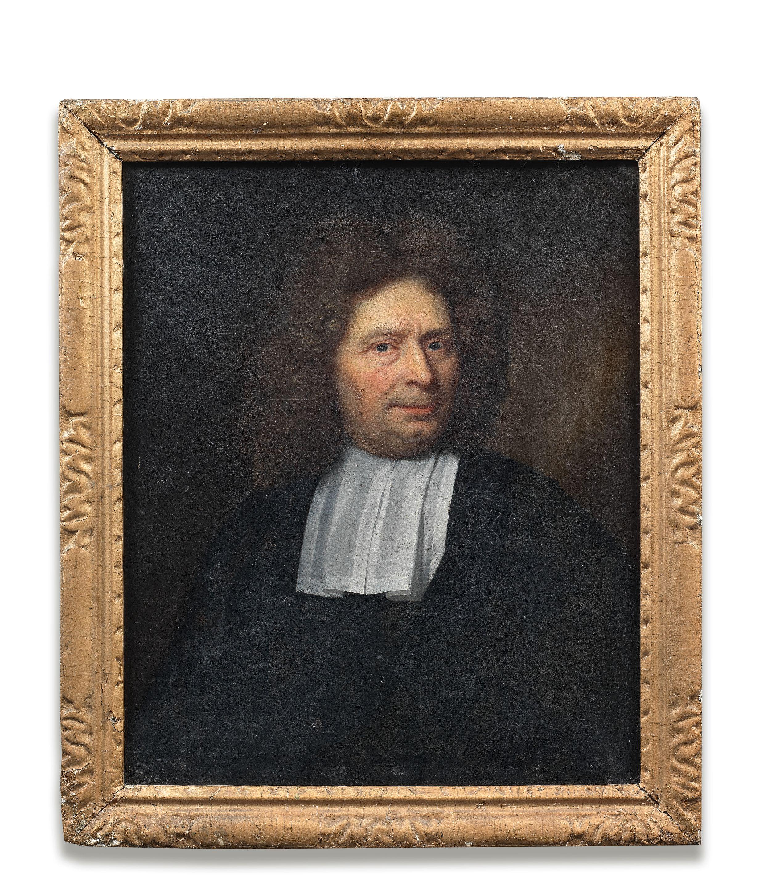 Arnold Boonen - Portrait of a gentleman, bust-length, in black