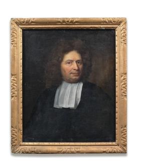 Arnold Boonen - Portrait of a gentleman, bust-length, in black