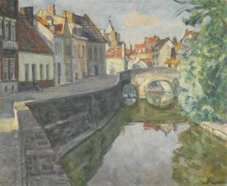 Arnold Borisovich Lakhovsky - Bruges Canal