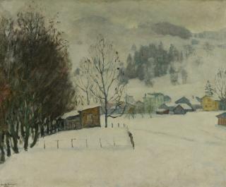 Arnold Borisovich Lakhovsky - Paysage (Brouillard)