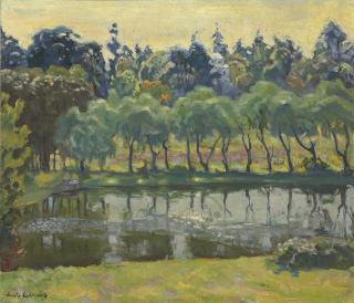 Arnold Borisovich Lakhovsky - Summer Afternoon By The Lake
