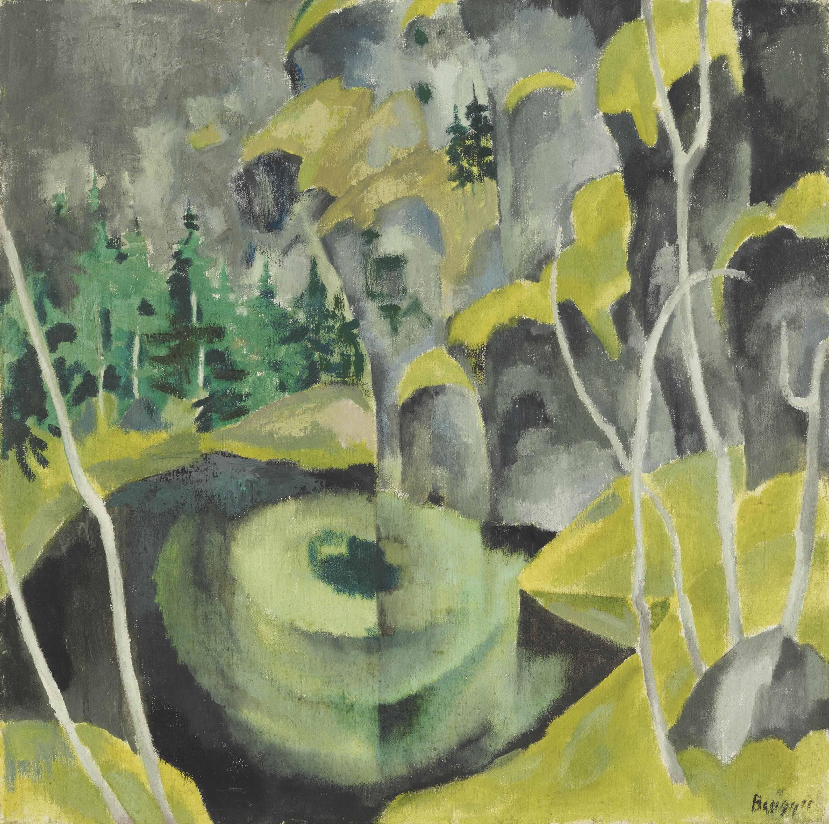 Arnold Brügger - Der Blindensee, um 1919