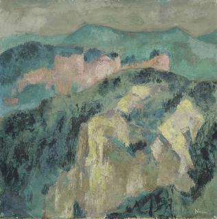Arnold Brügger - Wald und Felsen, um 1923