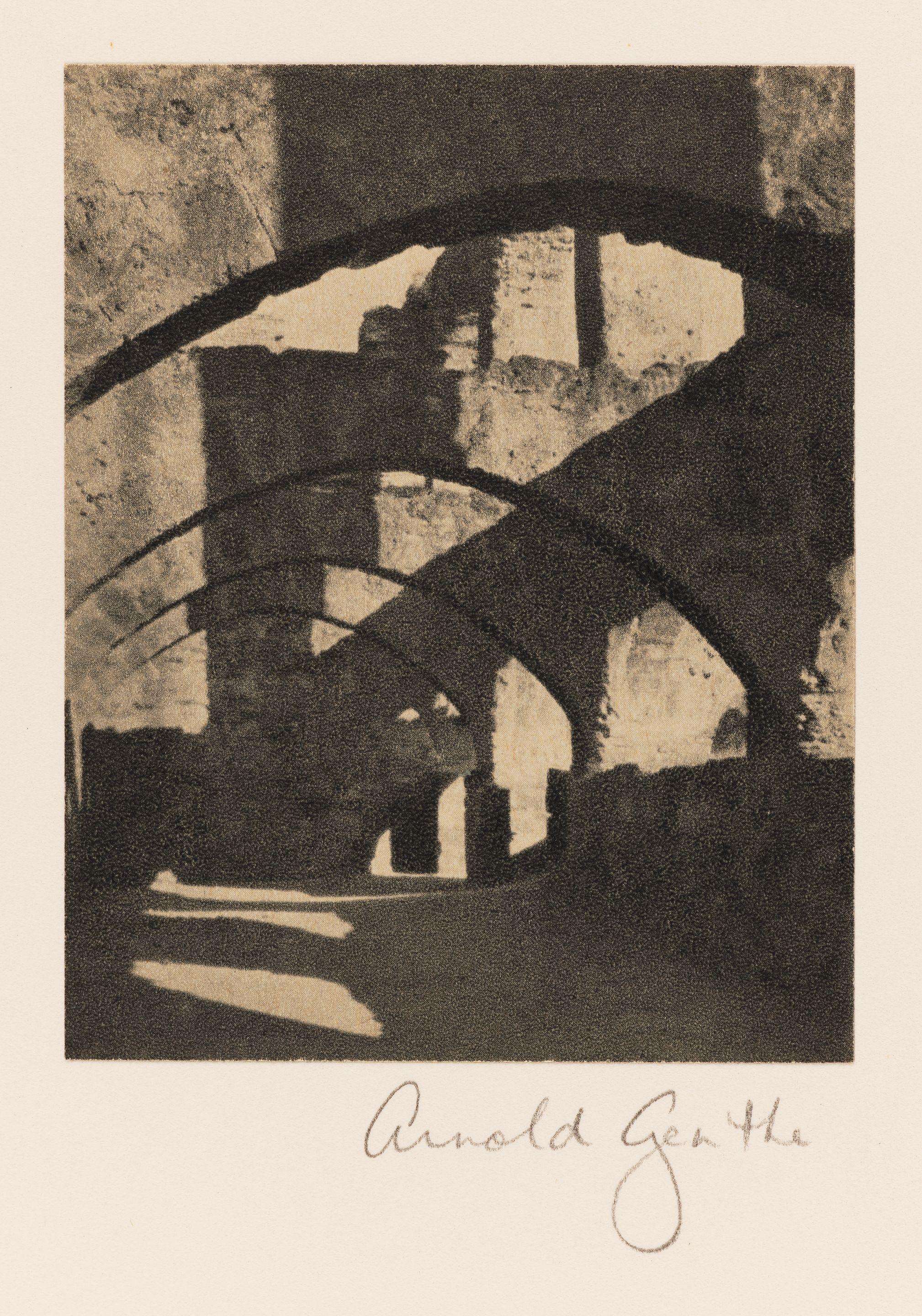 Arnold Genthe - Cloisters of San Jose Mission