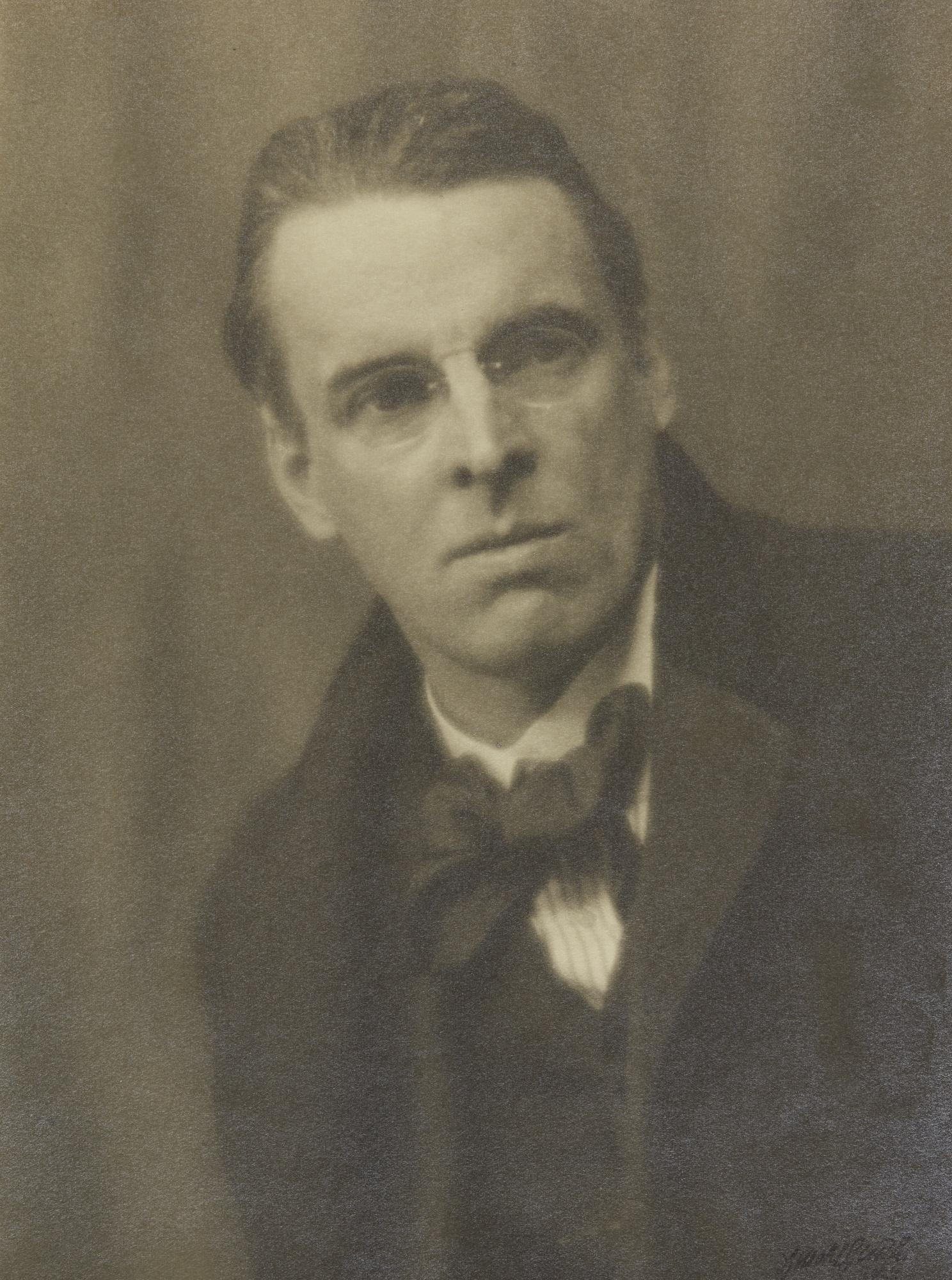 Arnold Genthe - Three Photographic Portraits Of W.B. Yeats: