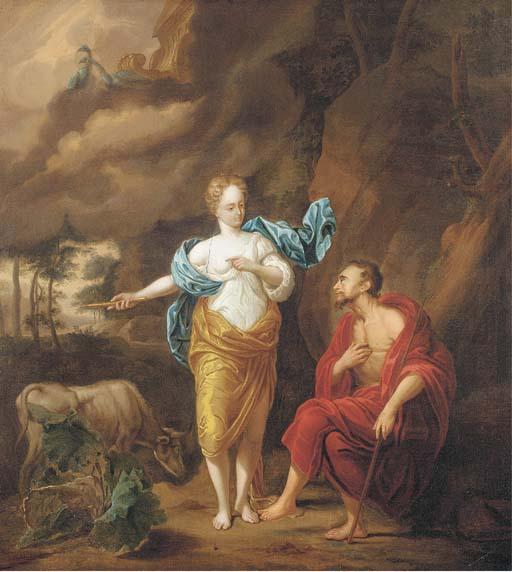 Arnold Houbraken - Jupiter, Juno and Io