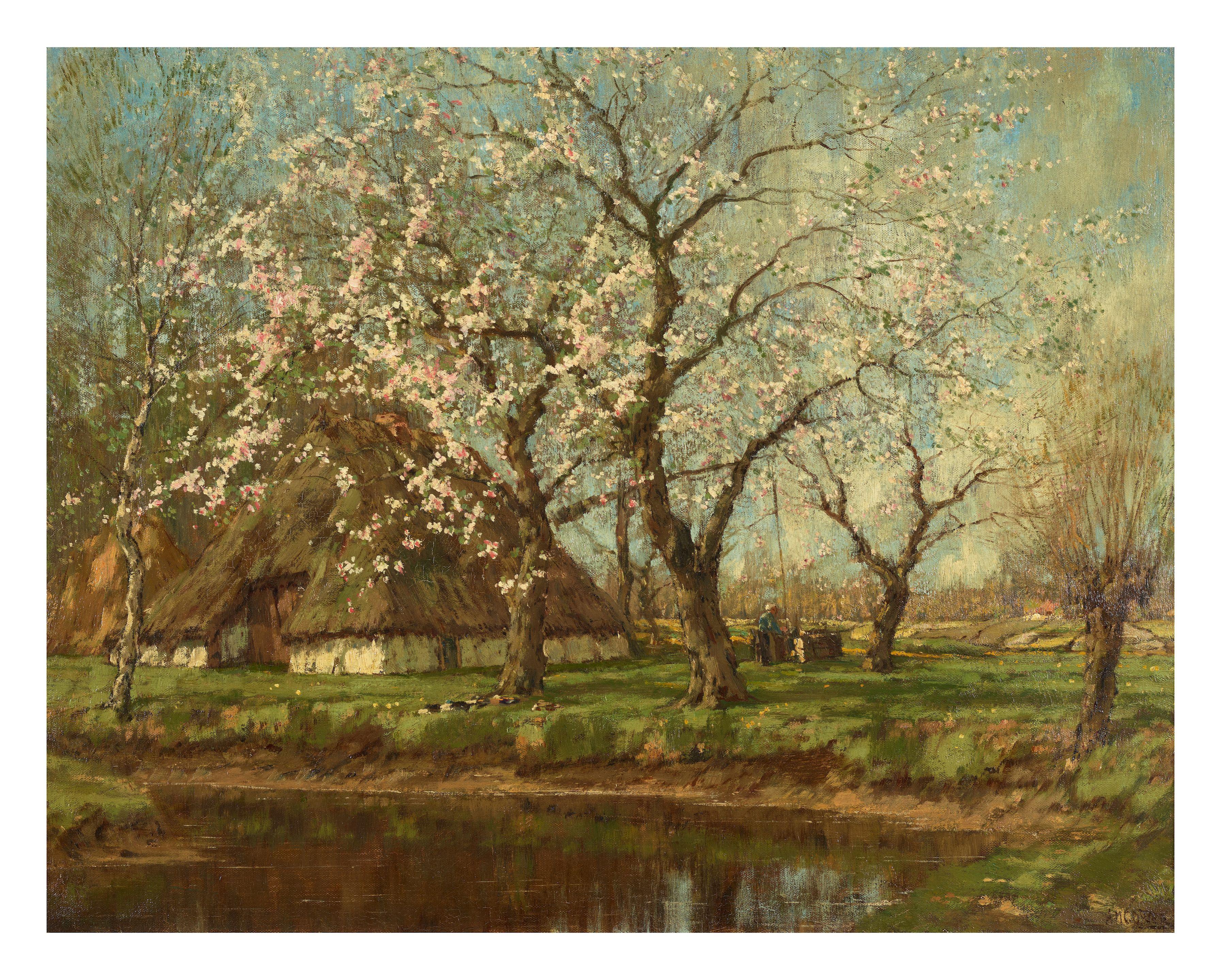 Arnold Marc Gorter - A spring landscape