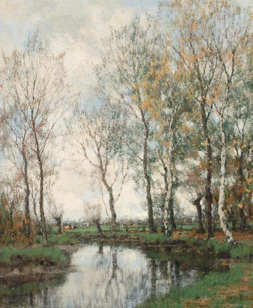 Arnold Marc Gorter - Birches along the Vordense beek
