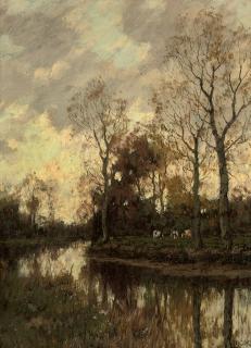 Arnold Marc Gorter - Cows near the Vordense beek