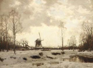 Arnold Marc Gorter - Homeward bound in winter