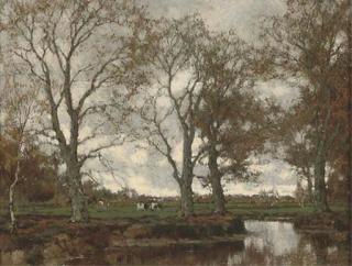 Arnold Marc Gorter - The Vordense Beek In Autumn
