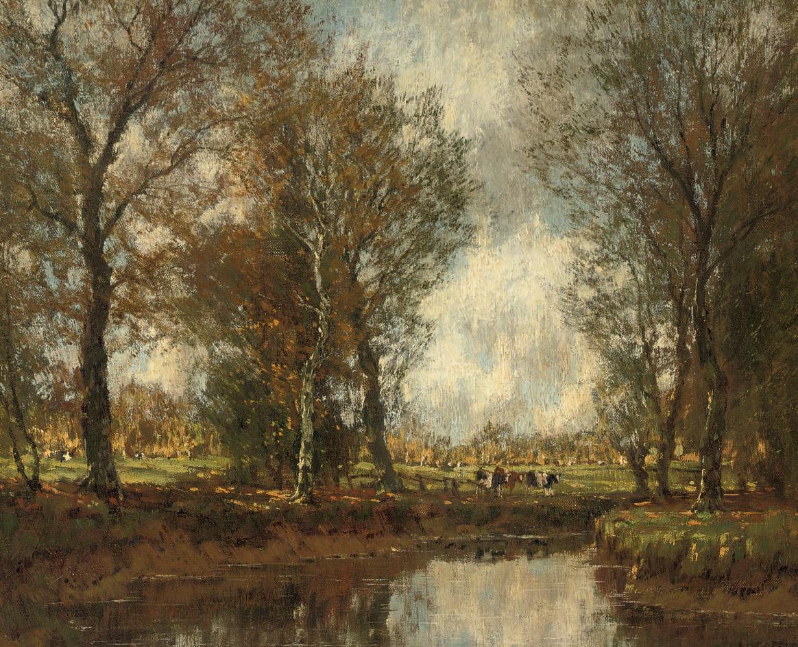 Arnold Marc Gorter - The Vordense beek in autumn