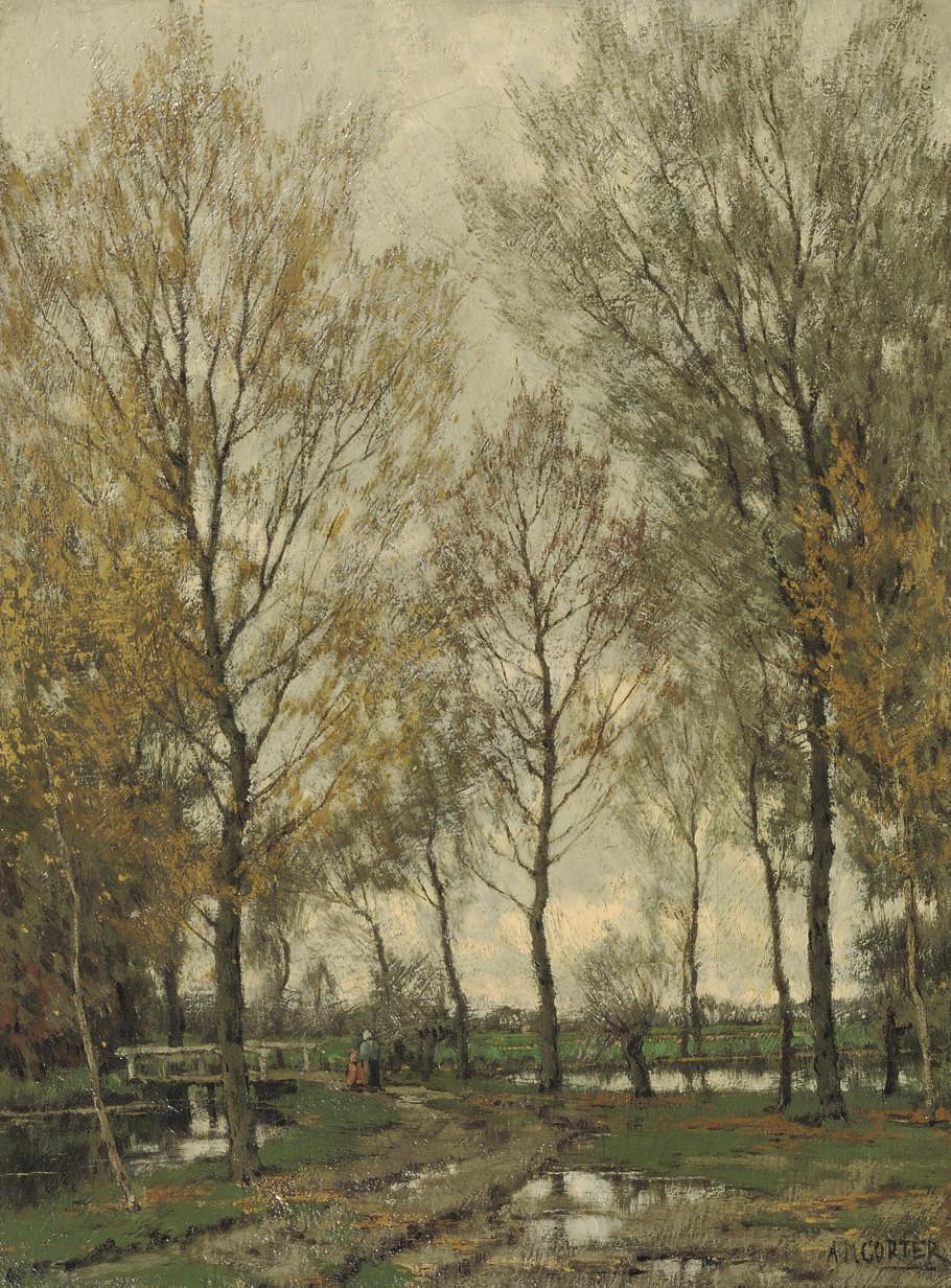 Arnold Marc Gorter - The Vordense Beek In Autumn