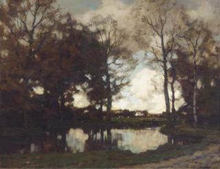 Arnold Marc Gorter - The Vordense Beek In Autumn