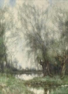 Arnold Marc Gorter - The Vordense beek in Spring
