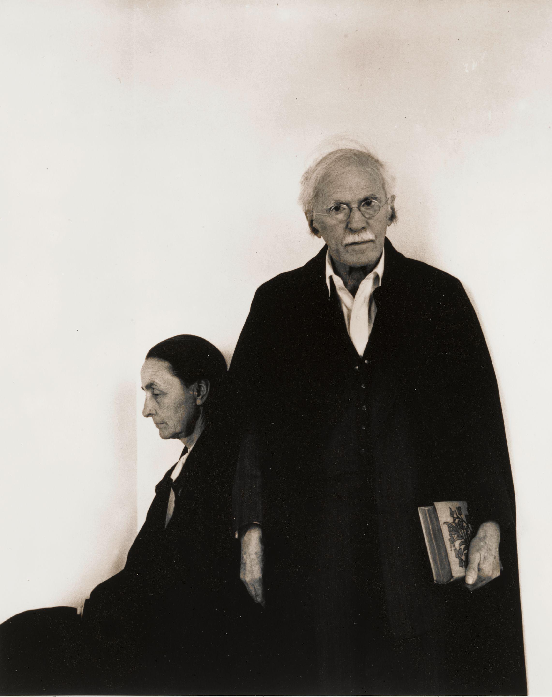 Arnold Newman - Alfred Stieglitz and Georgia O\'Keeffe, \