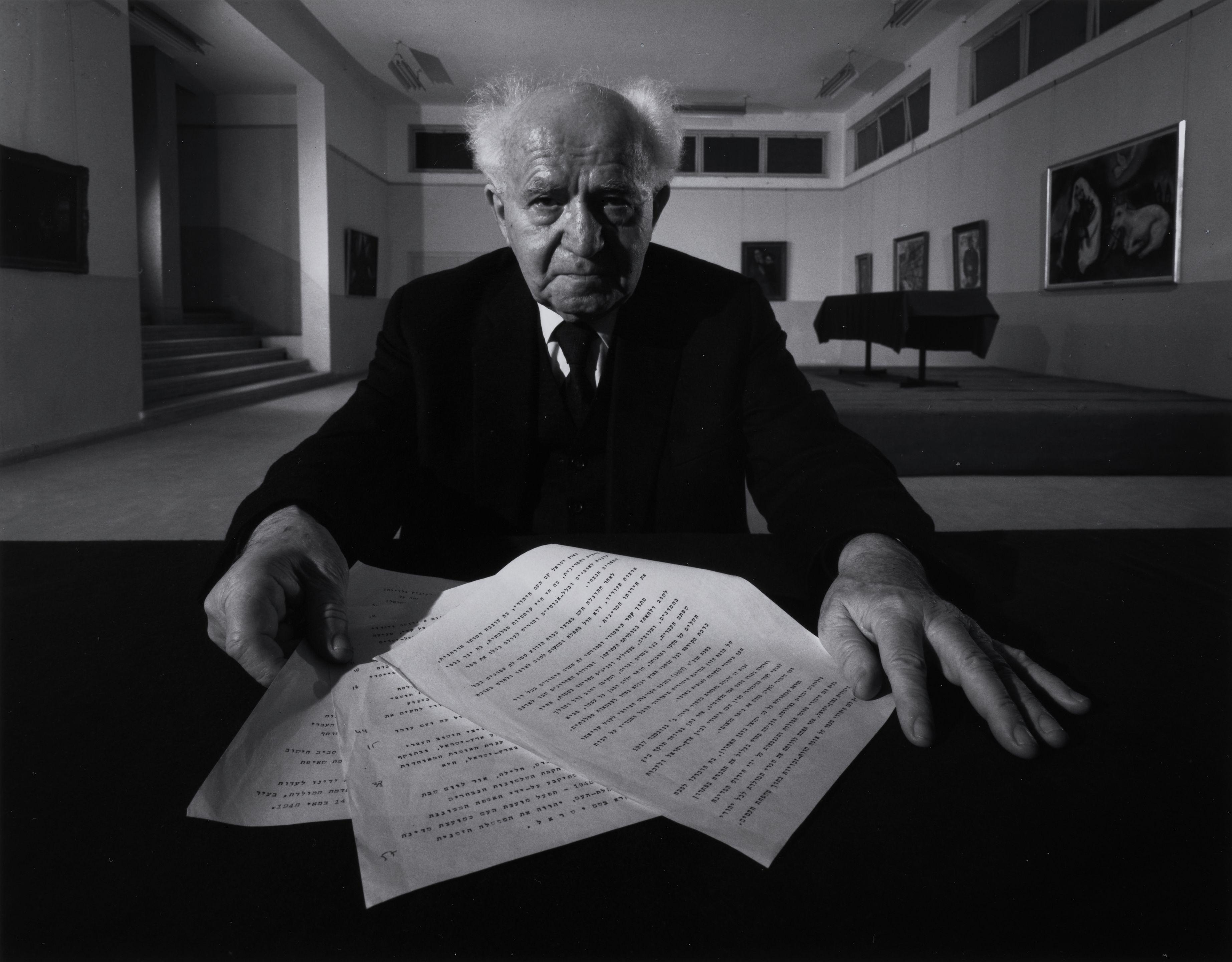Arnold Newman - David Ben Gurion, Tel Aviv, Israel