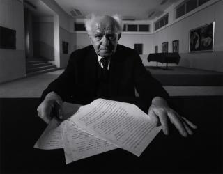 Arnold Newman - David Ben Gurion, Tel Aviv, Israel