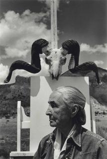 Arnold Newman - Georgia O\'Keeffe, Ghost Ranch, 1968