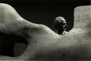 Arnold Newman - \'Henry Moore, Much Hadham, England\'