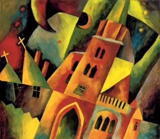 Arnold Topp - Landschaft Mit Kirchen