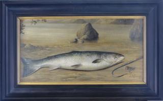 Arnoud Wydeveld - Rainbow Trout with hook and line