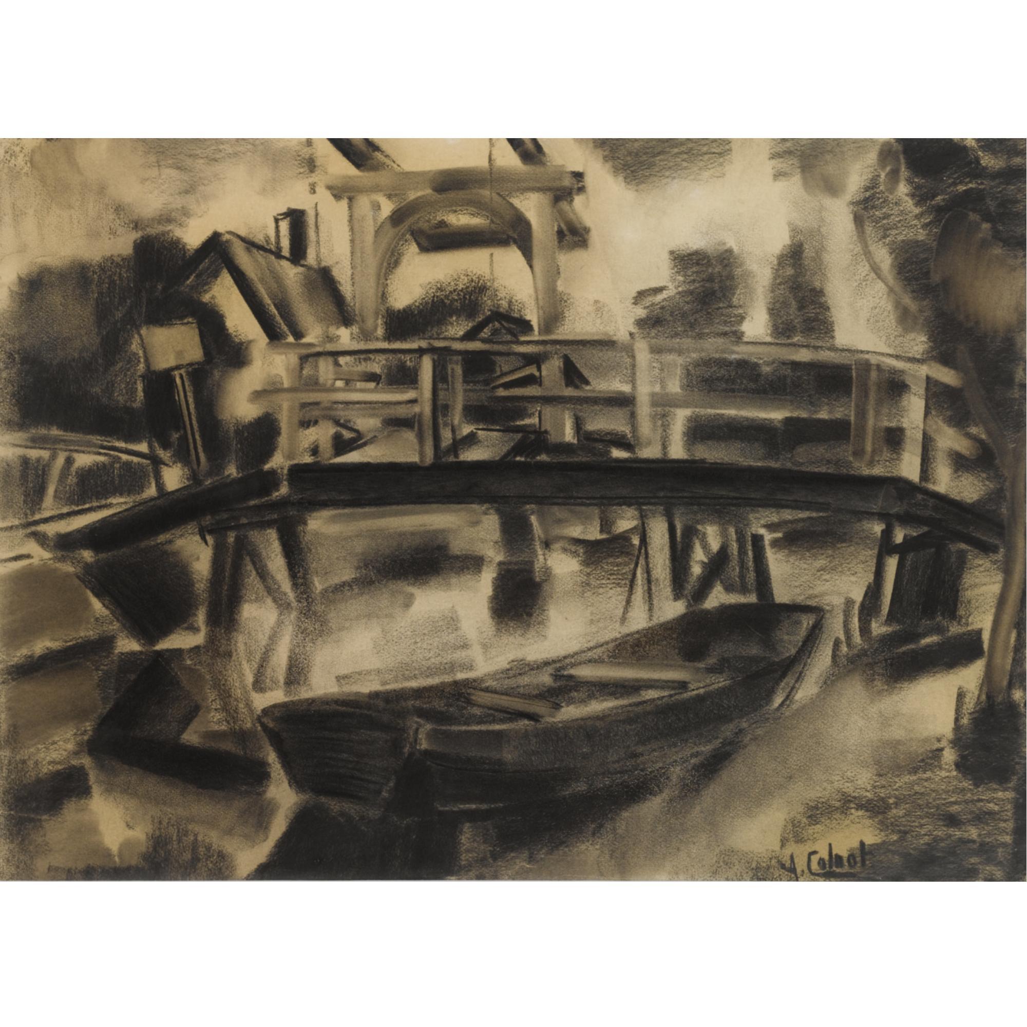 Arnout Colnot - A Moored Boat