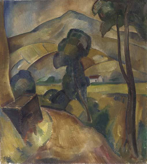 Arnout Colnot - Path through a mountainous landscape