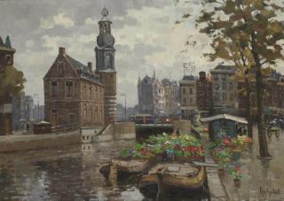 Arnout van Gilst - View of the Munt, Amsterdam