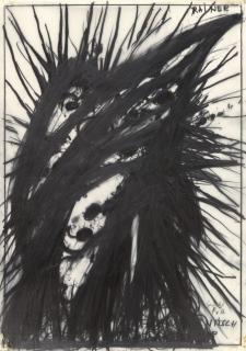 Arnulf Rainer - Gesicht für Nitsch