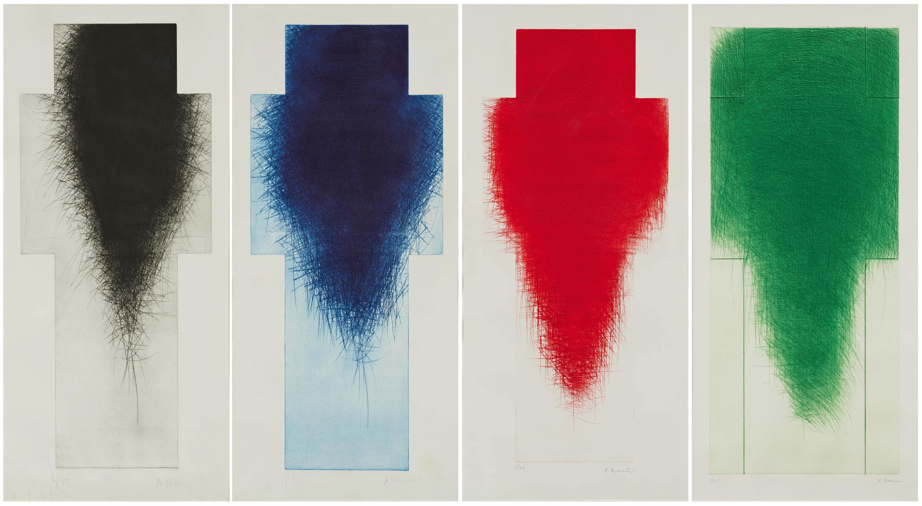 Arnulf Rainer - Großes Kreuz I-IV.