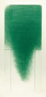 Arnulf Rainer - Grünes Kreuz (Großes Kreuz IV)