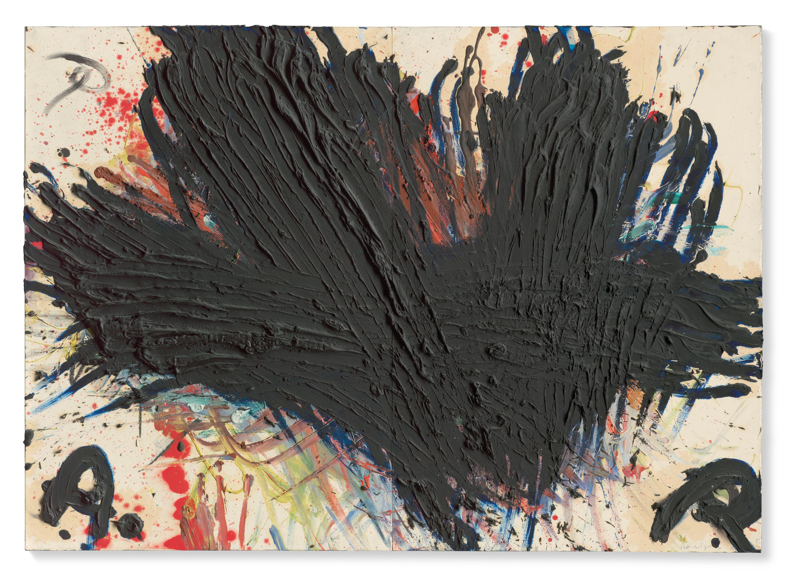 Arnulf Rainer - Handmalerei (Hand Painting)