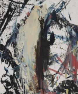 Arnulf Rainer - Untitled (detail from Goya\'s work)