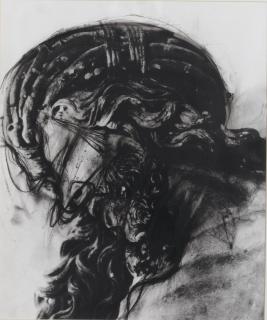 Arnulf Rainer - Untitled (Detail of Wooden Christ)