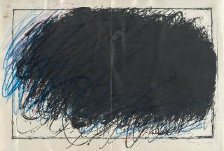 Arnulf Rainer - Verdecktes Kreuz (überzeichnet)
