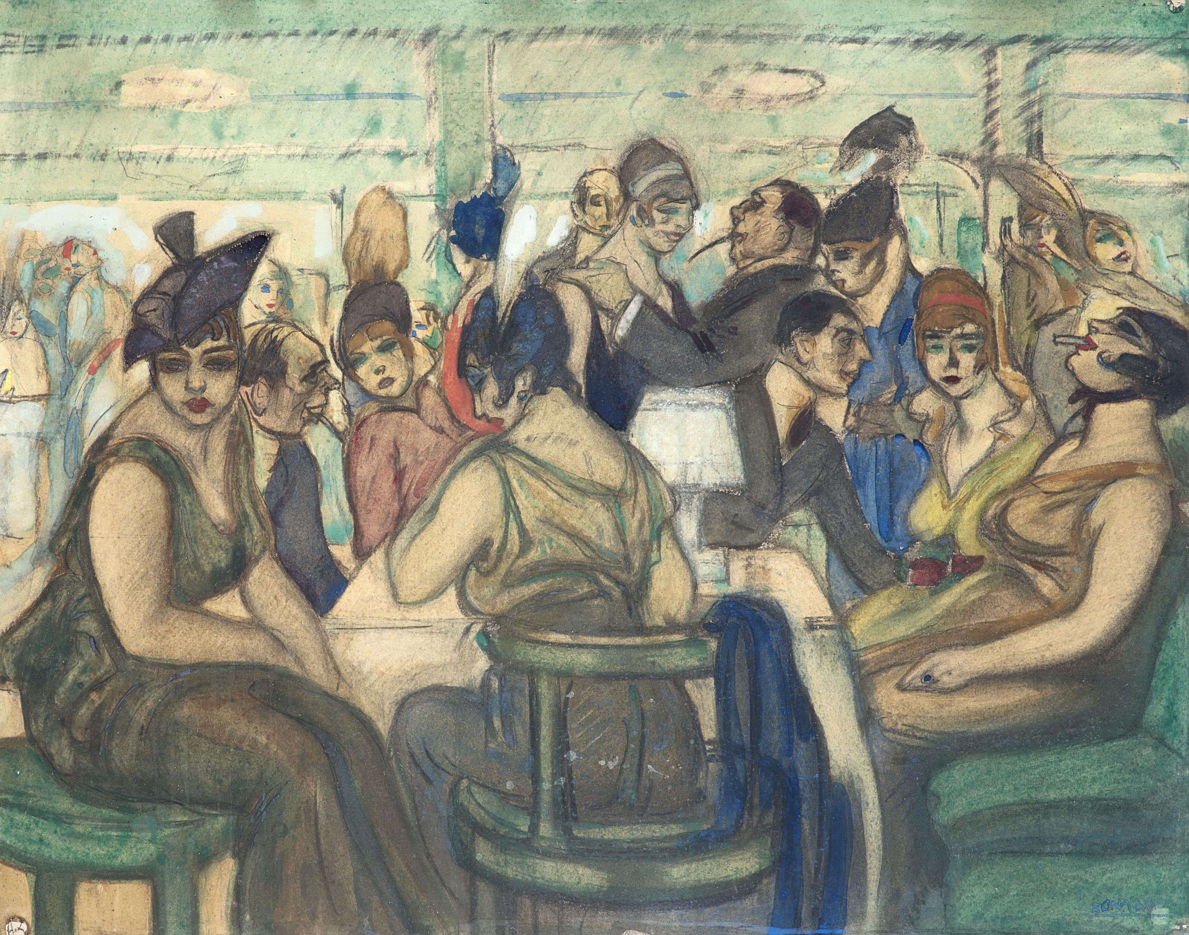 Aroldo Bonzagni - Il caffè