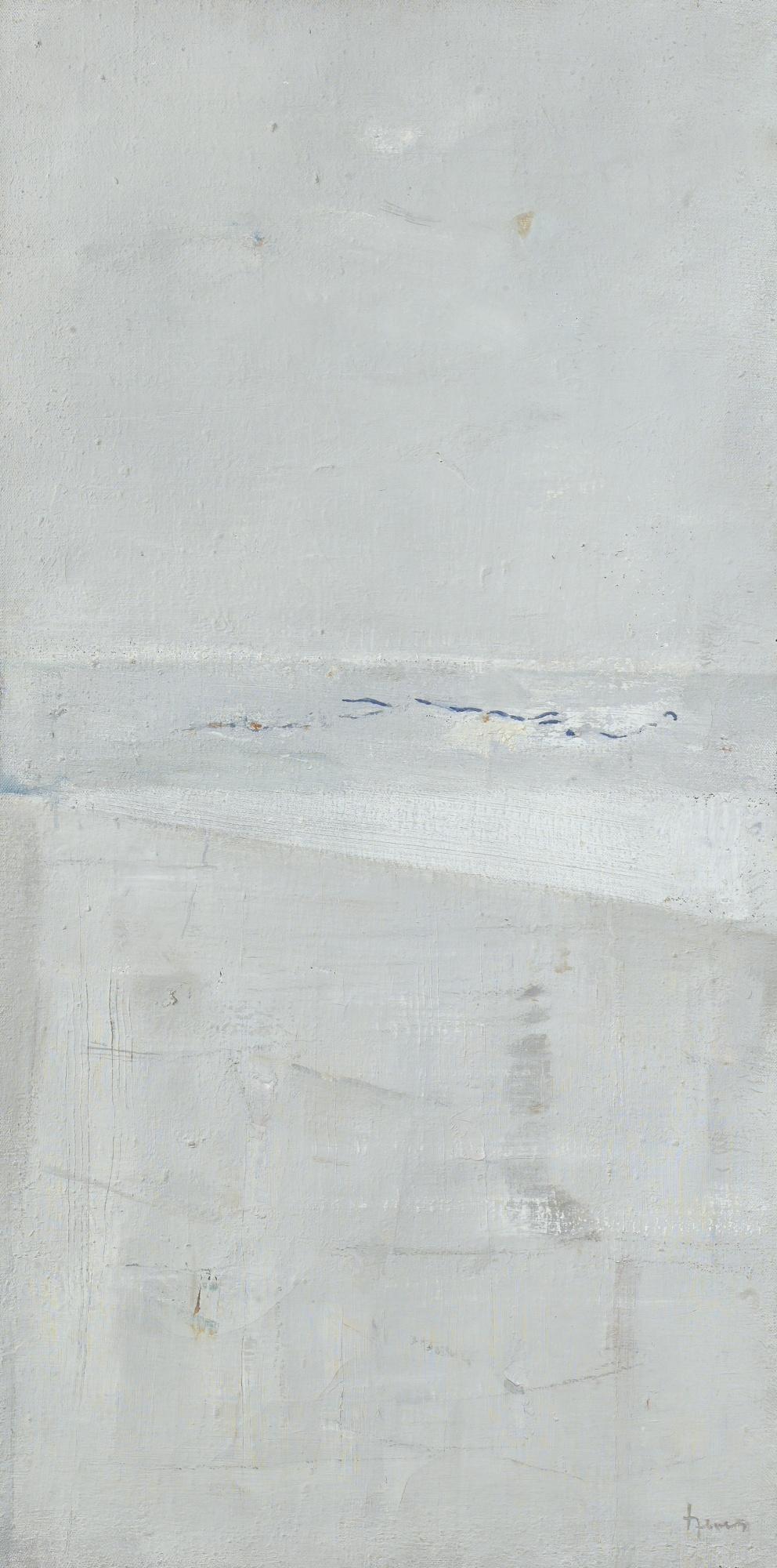 Árpàd Szenes - Marinesigned; Oil On Canvas. Executed In 1971.