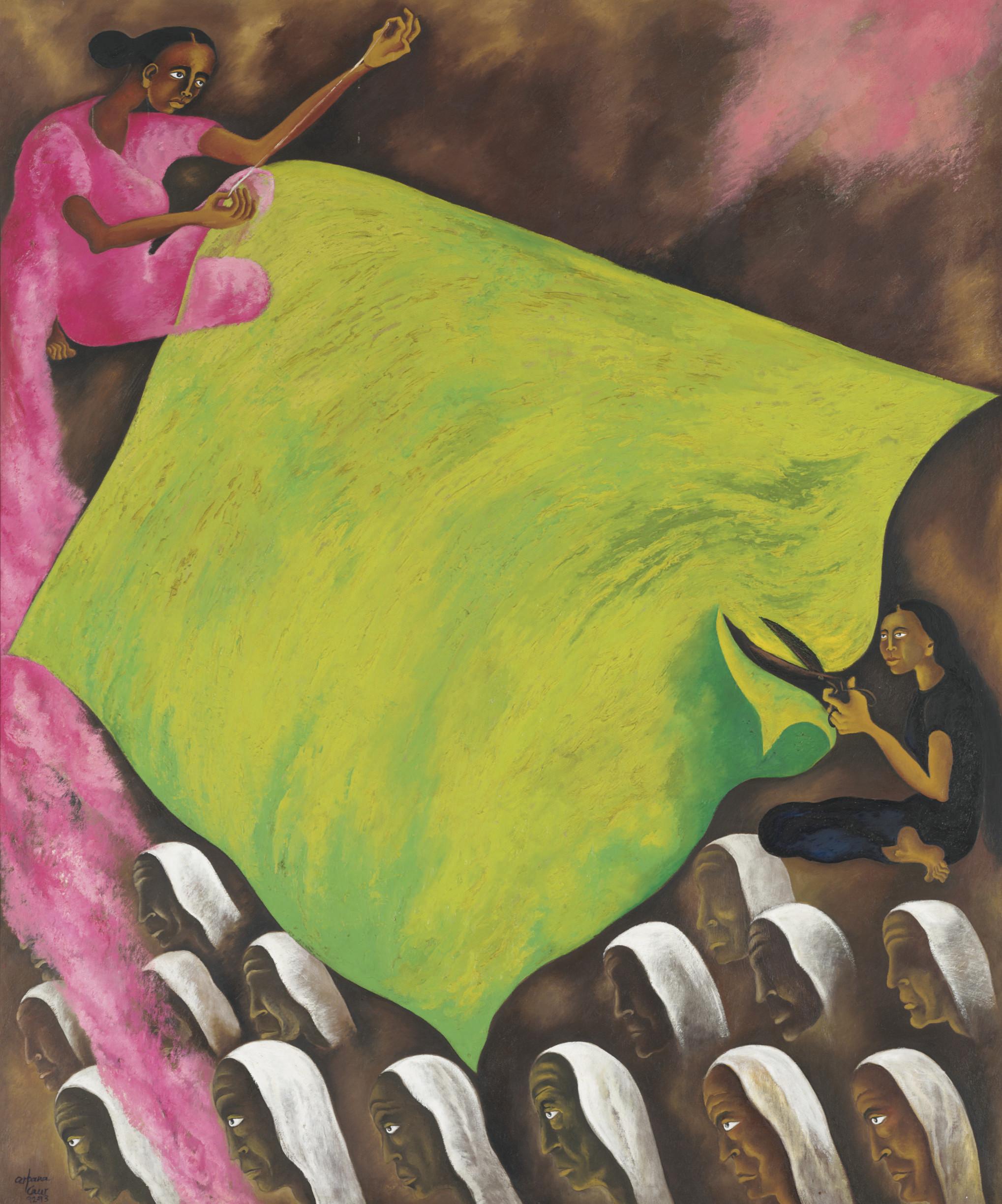 Arpana Caur - Prakriti (Nature as creator & destroyer)