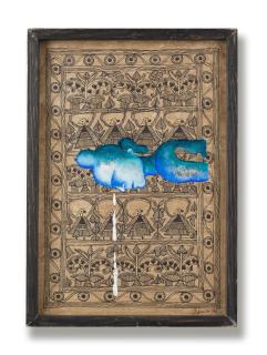 Arpana Caur - Untitled (Collaborative Work)