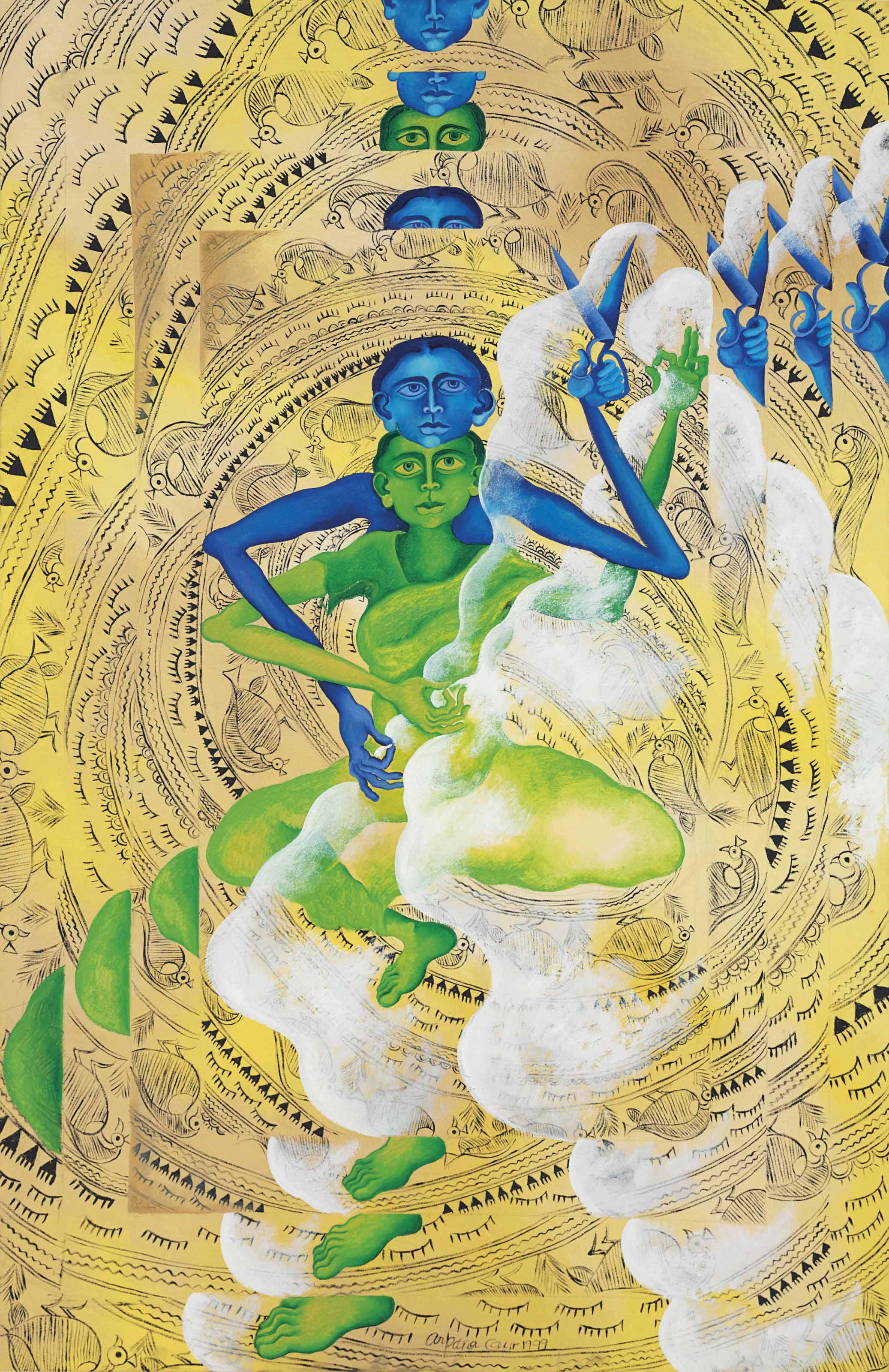 Arpana Caur - Untitled