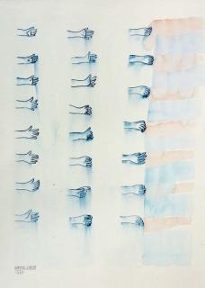 Arpita Singh - Blue Hands