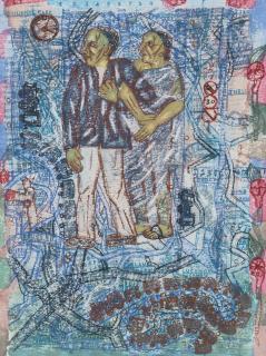 Arpita Singh - Untitled (Railway Station)