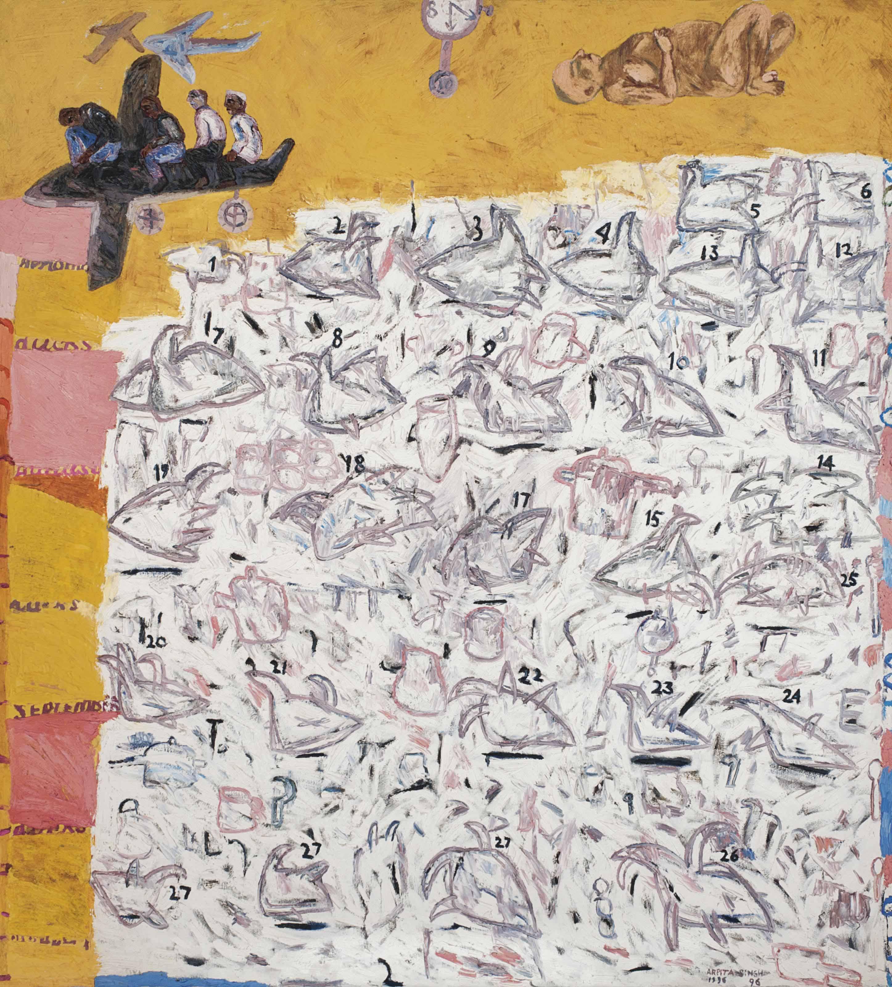 Arpita Singh - Untitled