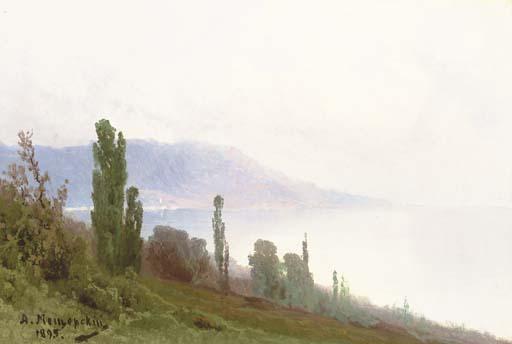 Arsenii Ivanovich Meshcherskii - A Crimean coastal Landscape