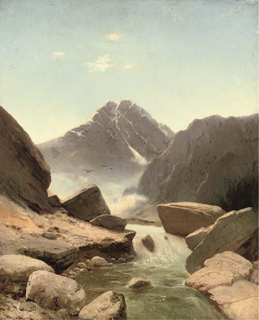 Arsenii Ivanovich Meshcherskii - Mountain Landscape