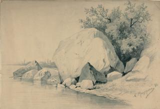 Arseniy Ivanovich Meshchersky - Landschaft am Schwarzen Meer.