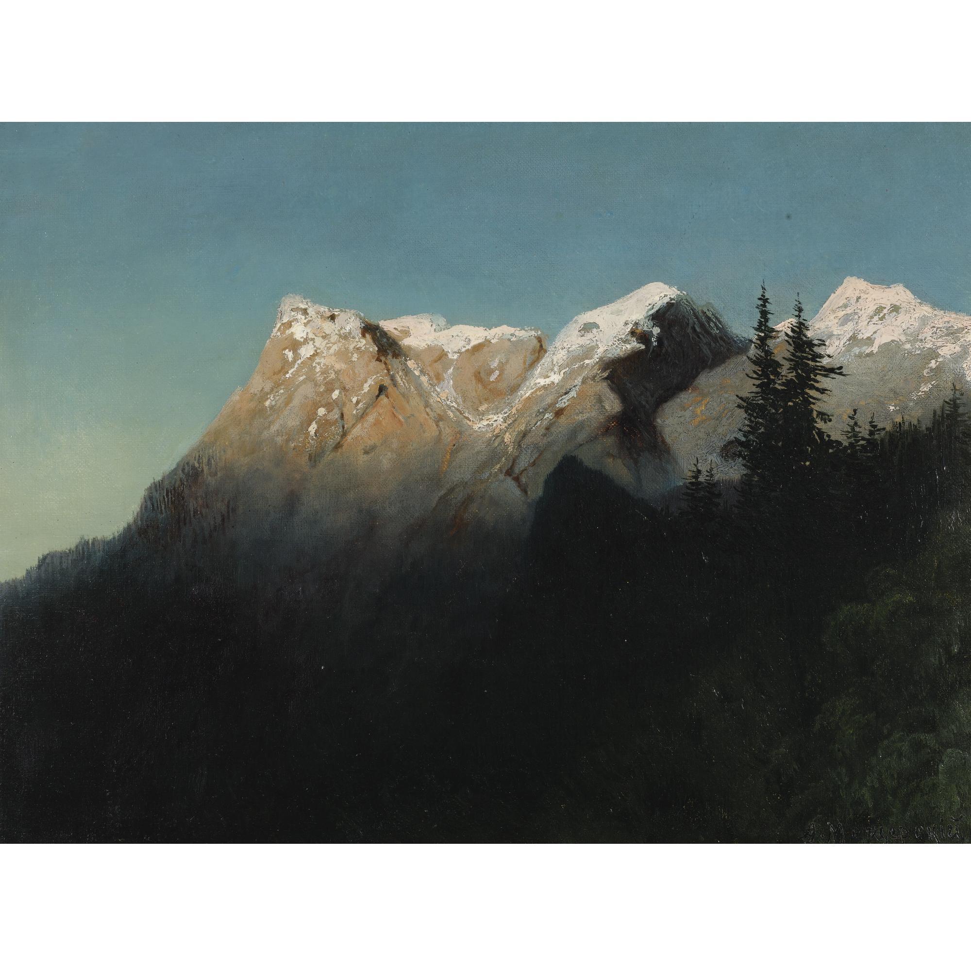Arseny Ivanovich Meshchersky - Peaks In Snow